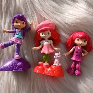 Strawberry Shortcake McDonald's Happy Kids Meal Toy Figure Set Plum Pudding